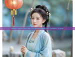 The Evolution of a Classic:Young Girl in a Modernized Square-neck Cheongsam