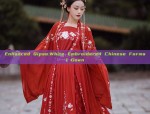 Enhanced Qipao:White Embroidered Chinese Formal Gown