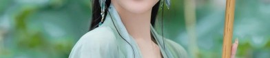 Vibrant Red Cheongsam in Summer
