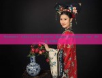 The Elegance of a Water-Sleeve Hanfu Woman