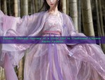 Summer Ethereal Journey of a Little Girl in Traditional Chinese Hanfu Fashion