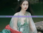 The Splendor of Yu Sifengs Hanfu Golden Bird Costume
