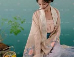 Slimming Elegance of Traditional Chinese Hanfu Womens Qiyao Style