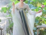 Traditional Splendor:The Tang Suit Golden Silk Velvet Ensemble