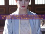 Engaging in Elegance:The Minstrel-Style Skirt Suit for Your Engagement Ceremony