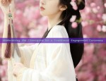 Little Baby Girls in Traditional Summer Hanfu Costumes