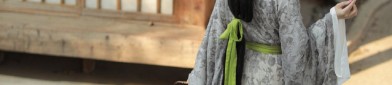 Baby Girl in Traditional Chinese Hanfu Clothing A Winter Tale in Soft Pink