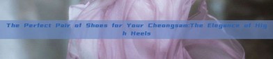 The Perfect Pair of Shoes for Your Cheongsam:The Elegance of High Heels