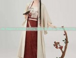 Splendor of Traditional Chinese Fashion:Authentic Red Qixiong Hanfu Clothing
