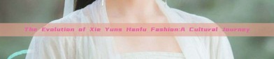 The Evolution of Xie Yuns Hanfu Fashion:A Cultural Journey