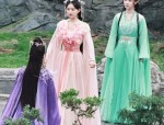Ethereal Splendor:The Glass-like Hanfu,Spiral Beads,and the Golden Garuda