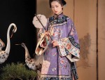 The Charm of Girls Cheongsam with Checkered Patterns