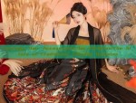 Charming Cheongsam and Skort Two-Piece Set