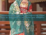 The Enchantment of Childrens Red Cheongsam Skirts
