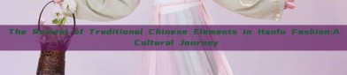 The Revival of Traditional Chinese Elements in Hanfu Fashion:A Cultural Journey
