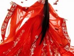 The Charm of Sleeve-to-Mid-Chest Cheongsam Dress with Three-Quarter Length Sleeves