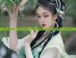 The Splendor of Hanfu Flower Embroidery:The Art of Wrap-around Flower Decoration
