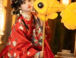 Traditional Chinese Childrens Hanfu Costume:A Two-Piece Set for Girls