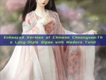 Enhanced Version of Chinese Cheongsam:The Long-Style Qipao with Modern Twist