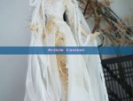 A Little Girl in a Blue Tang Suit:Embracing Traditional Elegance