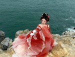 Veiled Elegance:The Ancient Charm of Hanfu with a Silk面纱