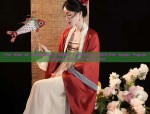 Green Hanfu Strapless Dress:Embracing the Traditional Elegance with a Modern Twist