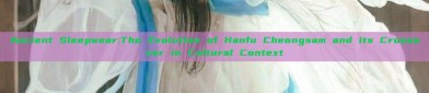 Ancient Sleepwear:The Evolution of Hanfu Cheongsam and its Crossover in Cultural Context