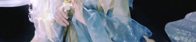 A Little Girl in Hanfu Fashion:A Purple Short-sleeved Top
