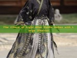 The Charm of Light Blue Hanfu Robes with Large Sleeves