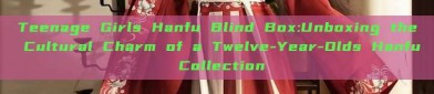 Teenage Girls Hanfu Blind Box:Unboxing the Cultural Charm of a Twelve-Year-Olds Hanfu Collection