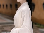White Cheongsam and the Curves of a Beautiful Plus-Size Lady