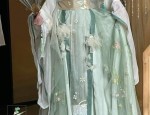 The Ethereal Charm of a Golden Yellow Hanfu with a Camisole
