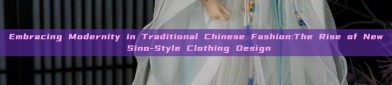 Embracing Modernity in Traditional Chinese Fashion:The Rise of New Sino-Style Clothing Design