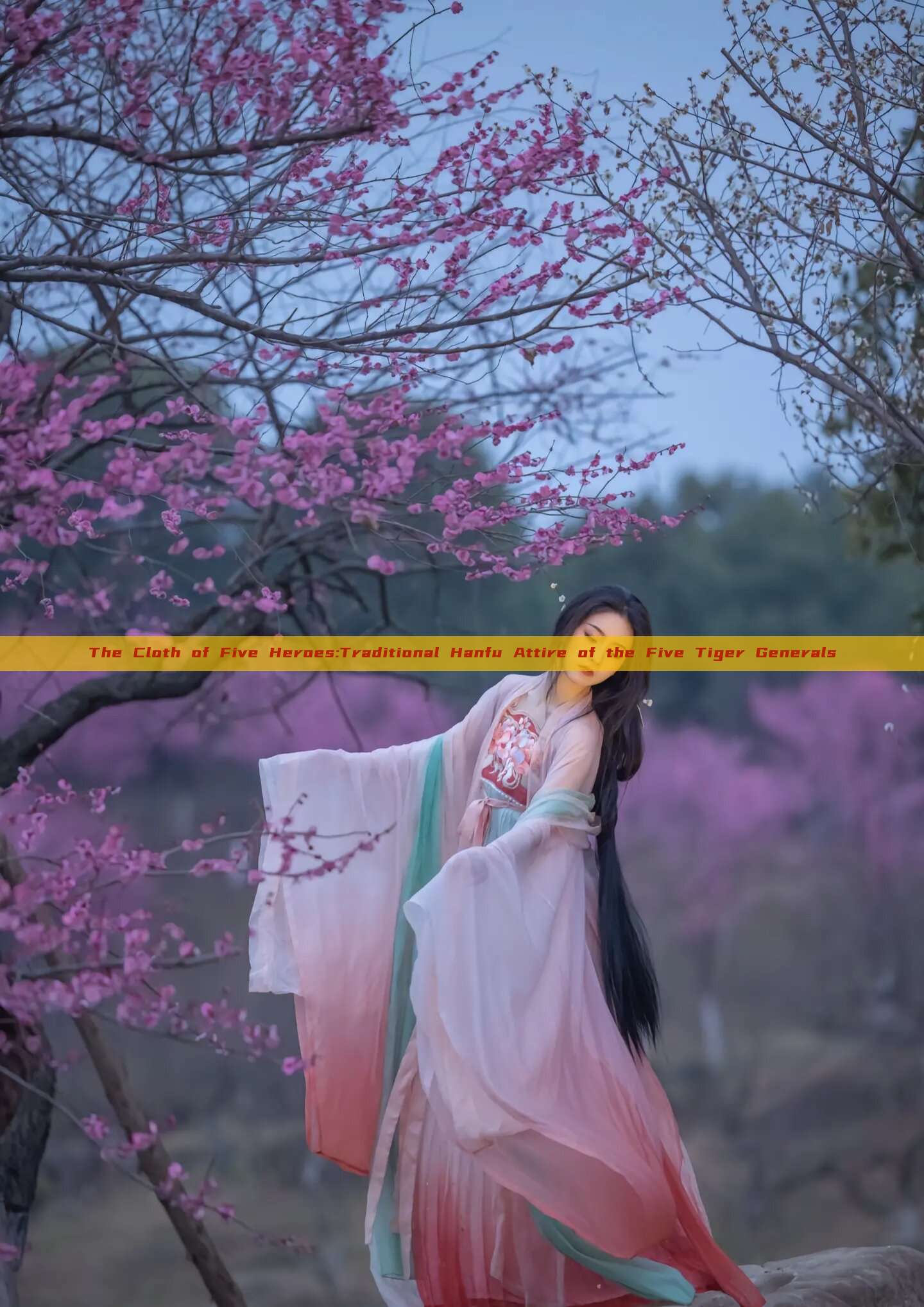 The Cloth of Five Heroes:Traditional Hanfu Attire of the Five Tiger Generals The Cloth of Five Heroes:Traditional Hanfu Attire of the Five Tiger Generals