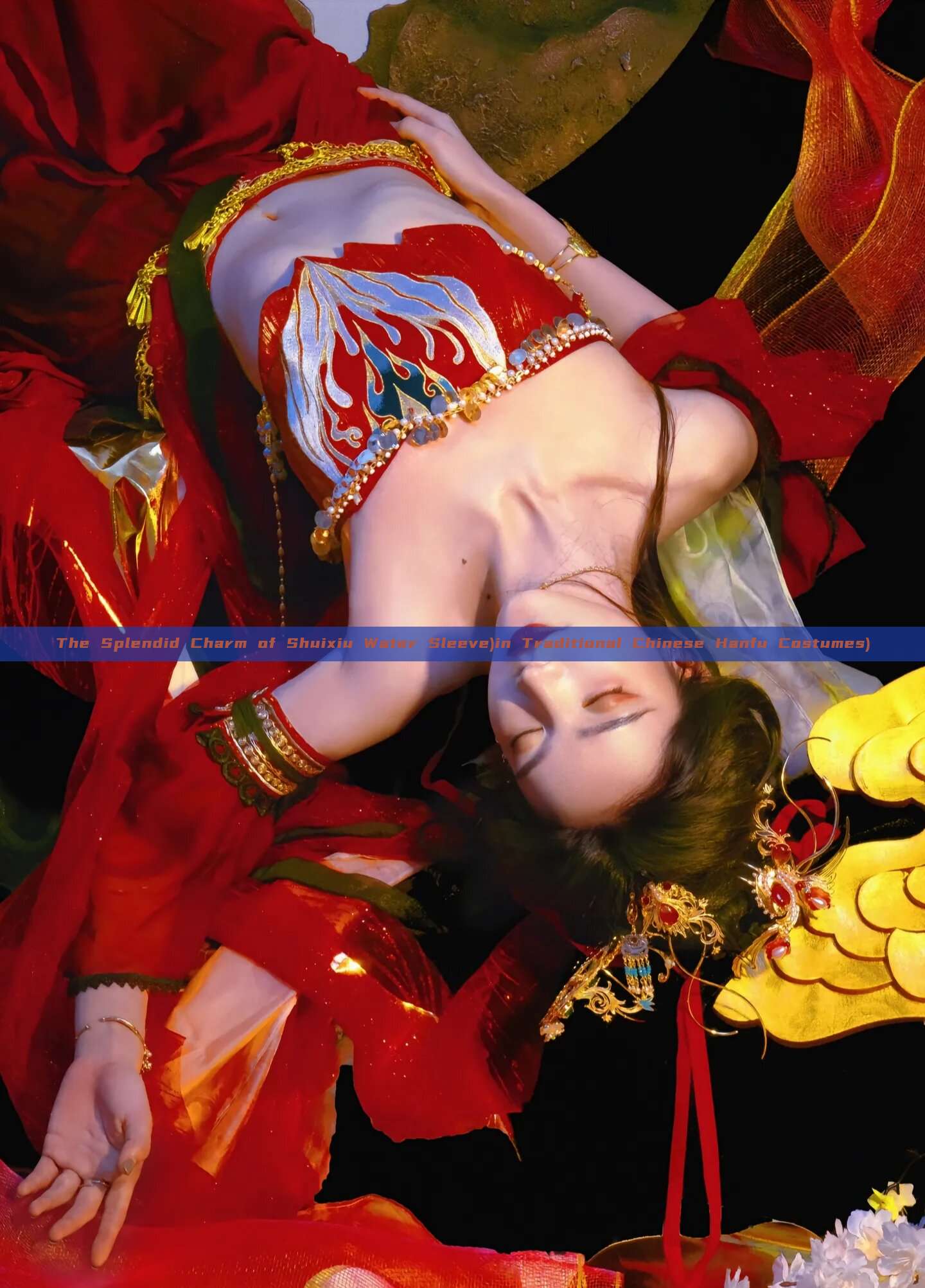The Splendid Charm of Shuixiu Water Sleeve)in Traditional Chinese Hanfu Costumes) The Splendid Charm of Shuixiu Water Sleeve)in Traditional Chinese Hanfu Costumes)