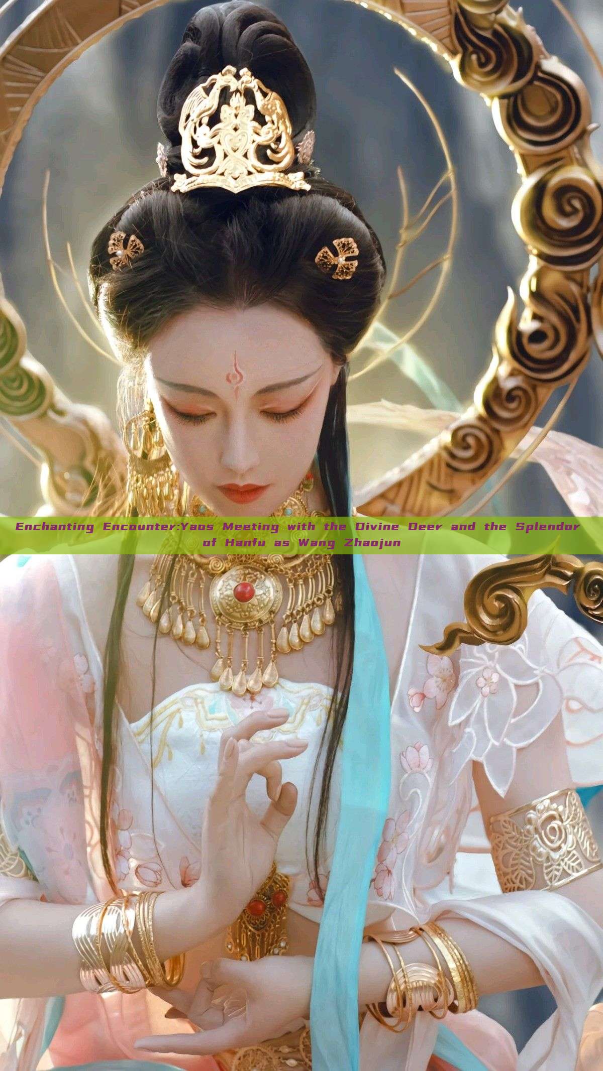 Enchanting Encounter:Yaos Meeting with the Divine Deer and the Splendor of Hanfu as Wang Zhaojun Enchanting Encounter:Yaos Meeting with the Divine Deer and the Splendor of Hanfu as Wang Zhaojun