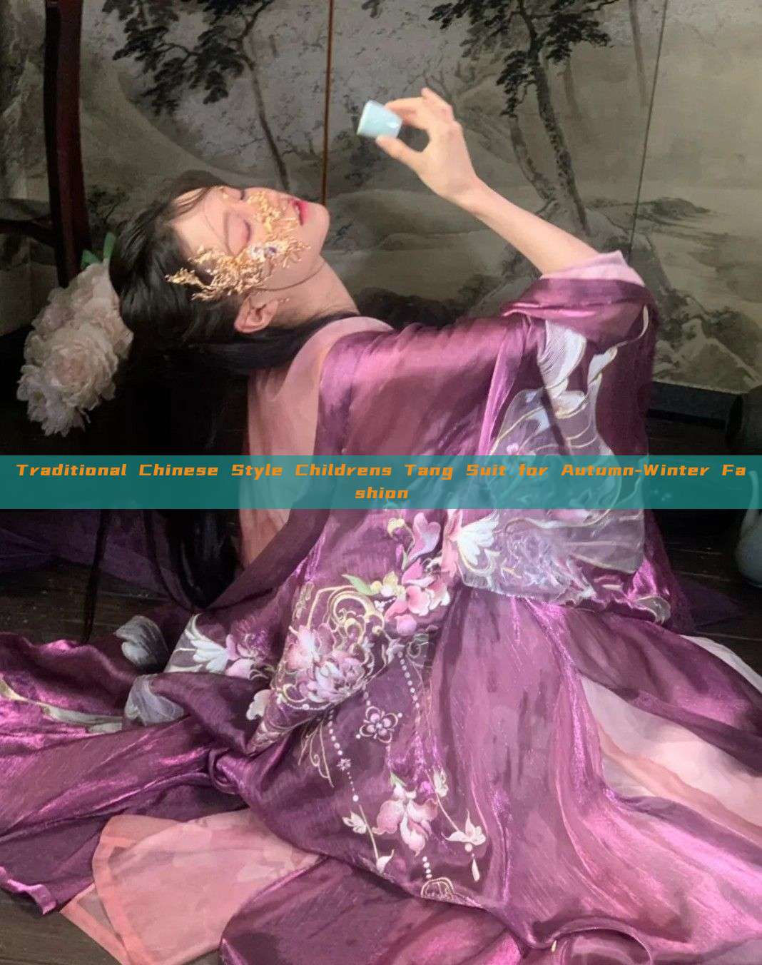 Traditional Chinese Style Childrens Tang Suit for Autumn-Winter Fashion Traditional Chinese Style Childrens Tang Suit for Autumn-Winter Fashion