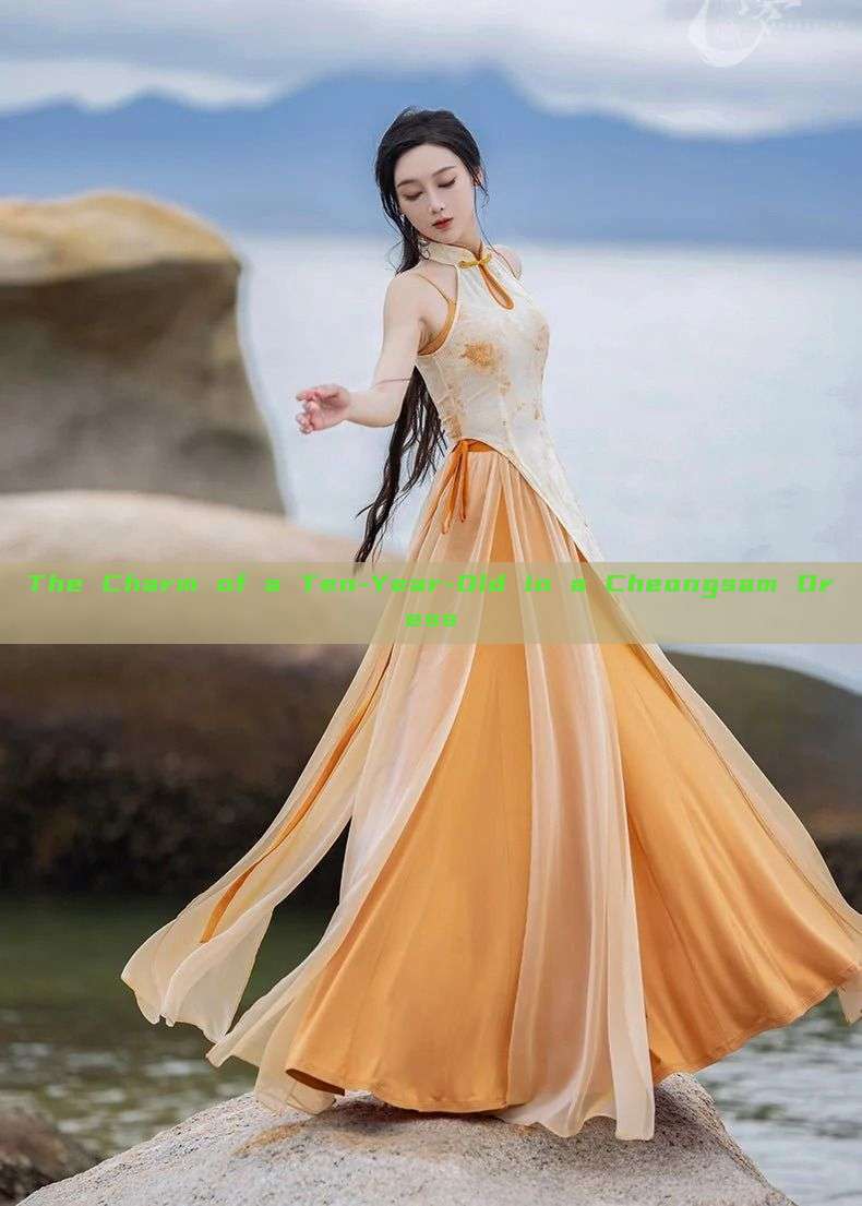The Charm of a Ten-Year-Old in a Cheongsam Dress The Charm of a Ten-Year-Old in a Cheongsam Dress