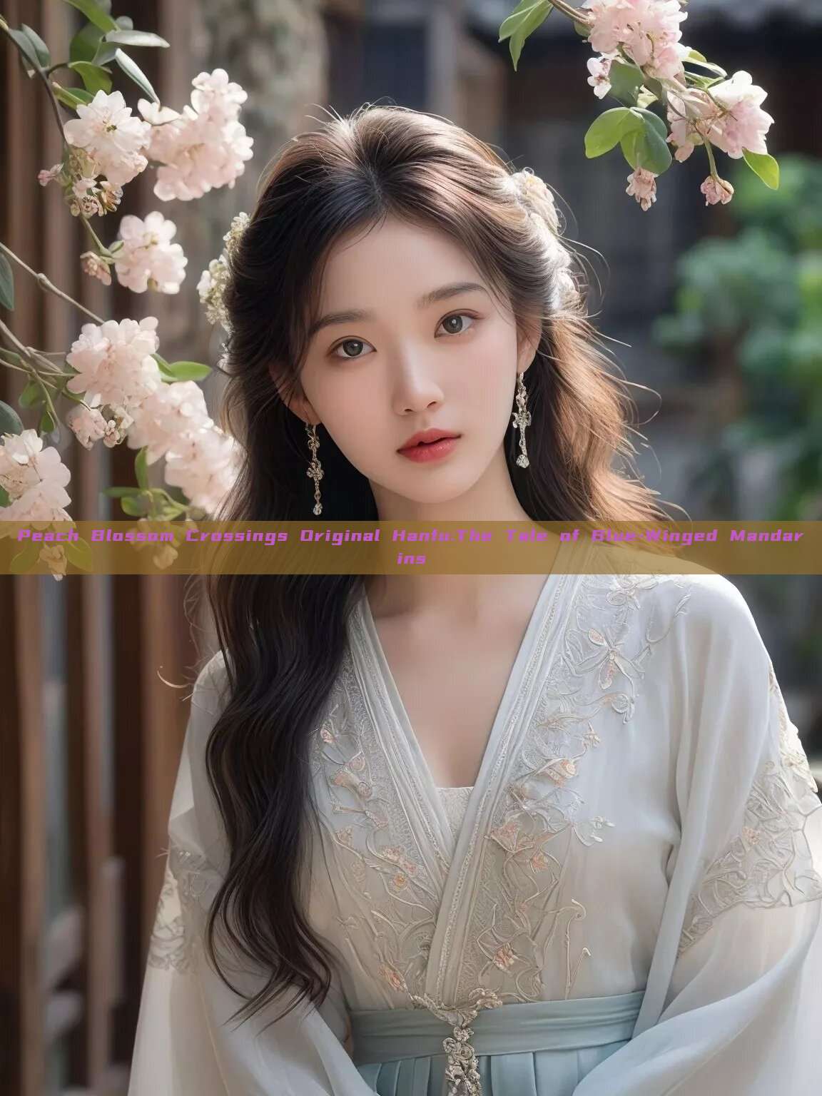 Peach Blossom Crossings Original Hanfu:The Tale of Blue-Winged Mandarins Peach Blossom Crossings Original Hanfu:The Tale of Blue-Winged Mandarins