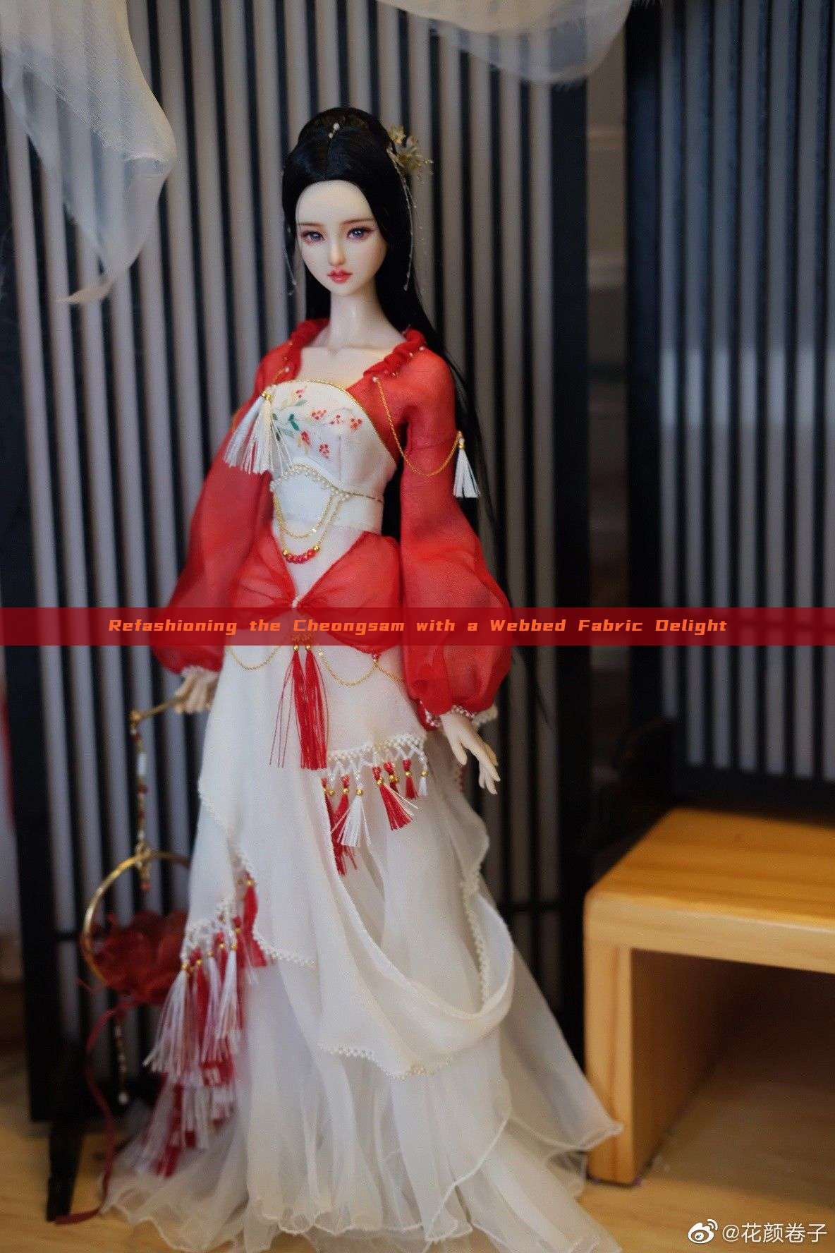 Refashioning the Cheongsam with a Webbed Fabric Delight Refashioning the Cheongsam with a Webbed Fabric Delight
