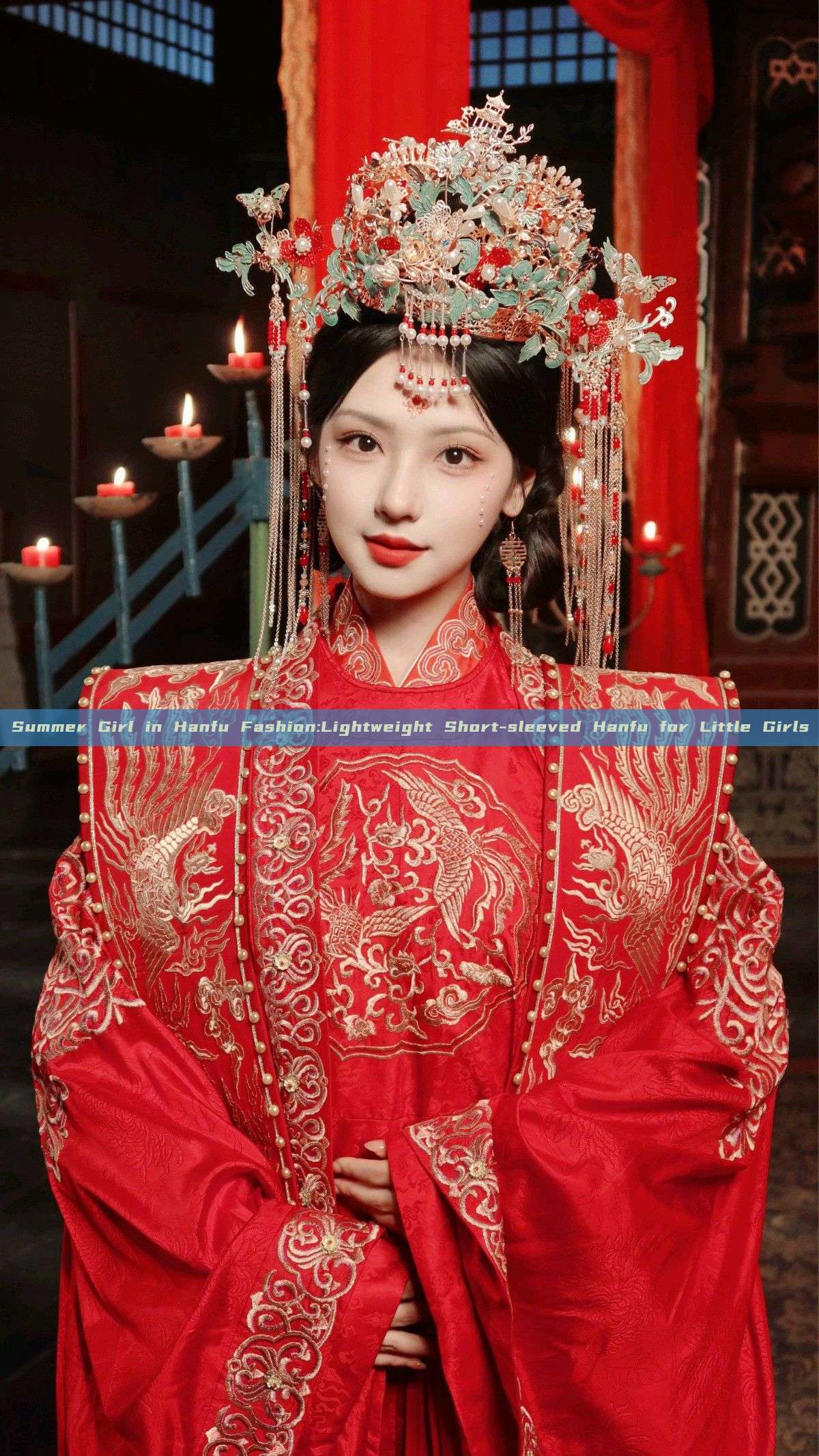Summer Girl in Hanfu Fashion:Lightweight Short-sleeved Hanfu for Little Girls Summer Girl in Hanfu Fashion:Lightweight Short-sleeved Hanfu for Little Girls