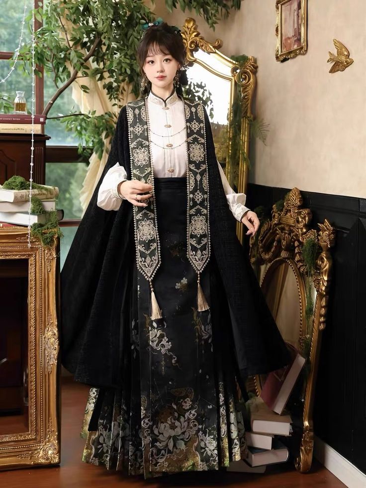 交领飞机袖汉服上衣 交领飞机袖汉服上衣
