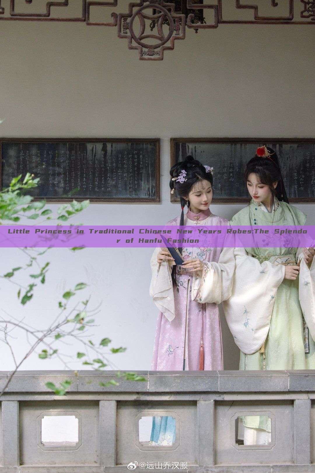 Little Princess in Traditional Chinese New Years Robes:The Splendor of Hanfu Fashion Little Princess in Traditional Chinese New Years Robes:The Splendor of Hanfu Fashion