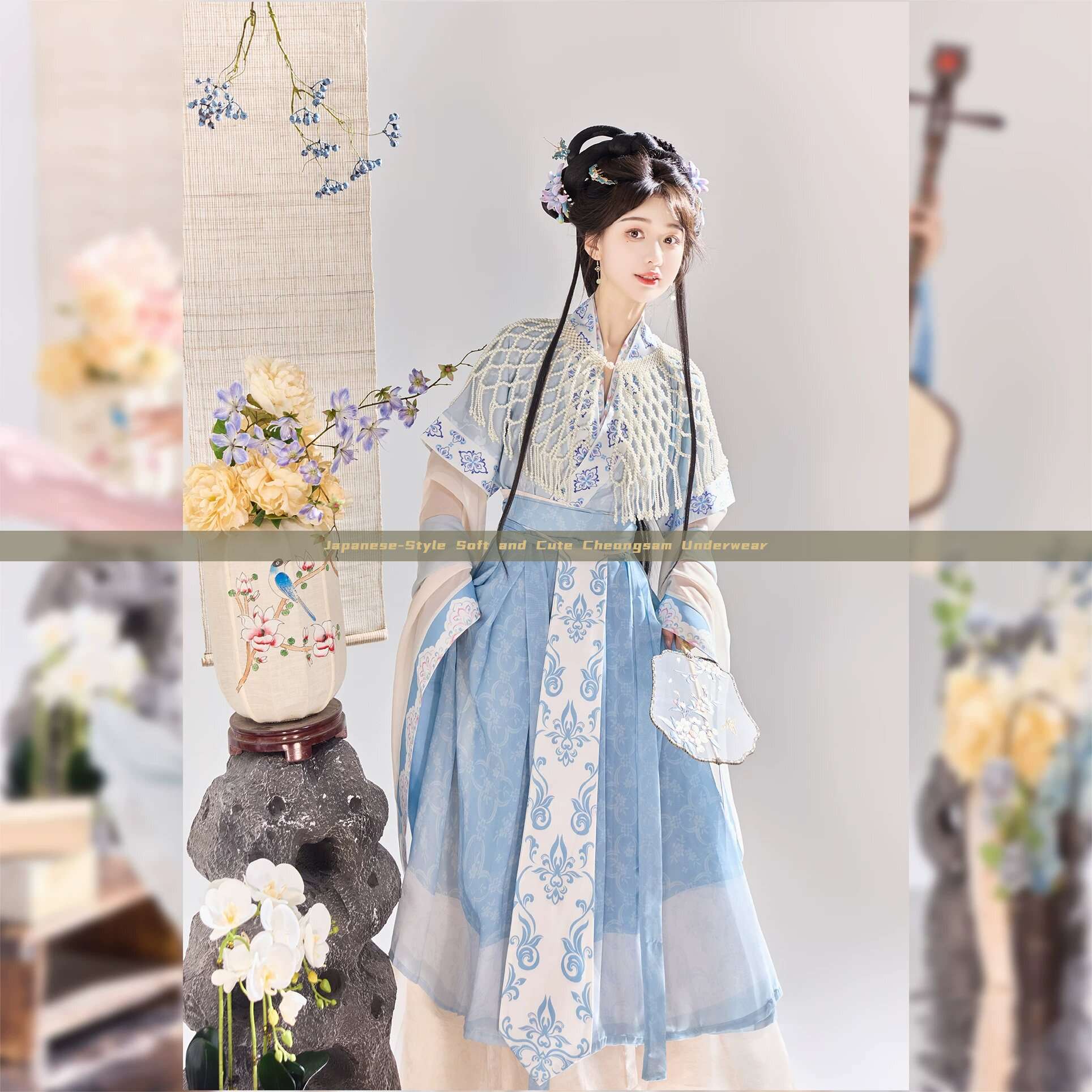Japanese-Style Soft and Cute Cheongsam Underwear Japanese-Style Soft and Cute Cheongsam Underwear