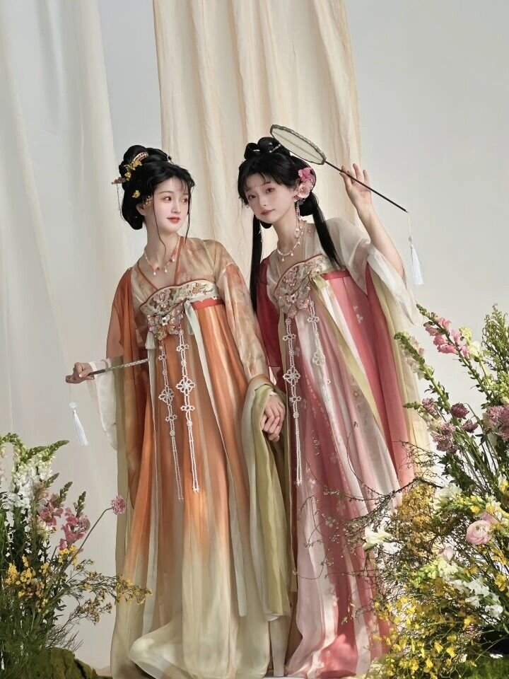 Autumn and Spring Fashion for Little Girls in Traditional Chinese Hanfu Knee-High Boots Autumn and Spring Fashion for Little Girls in Traditional Chinese Hanfu Knee-High Boots