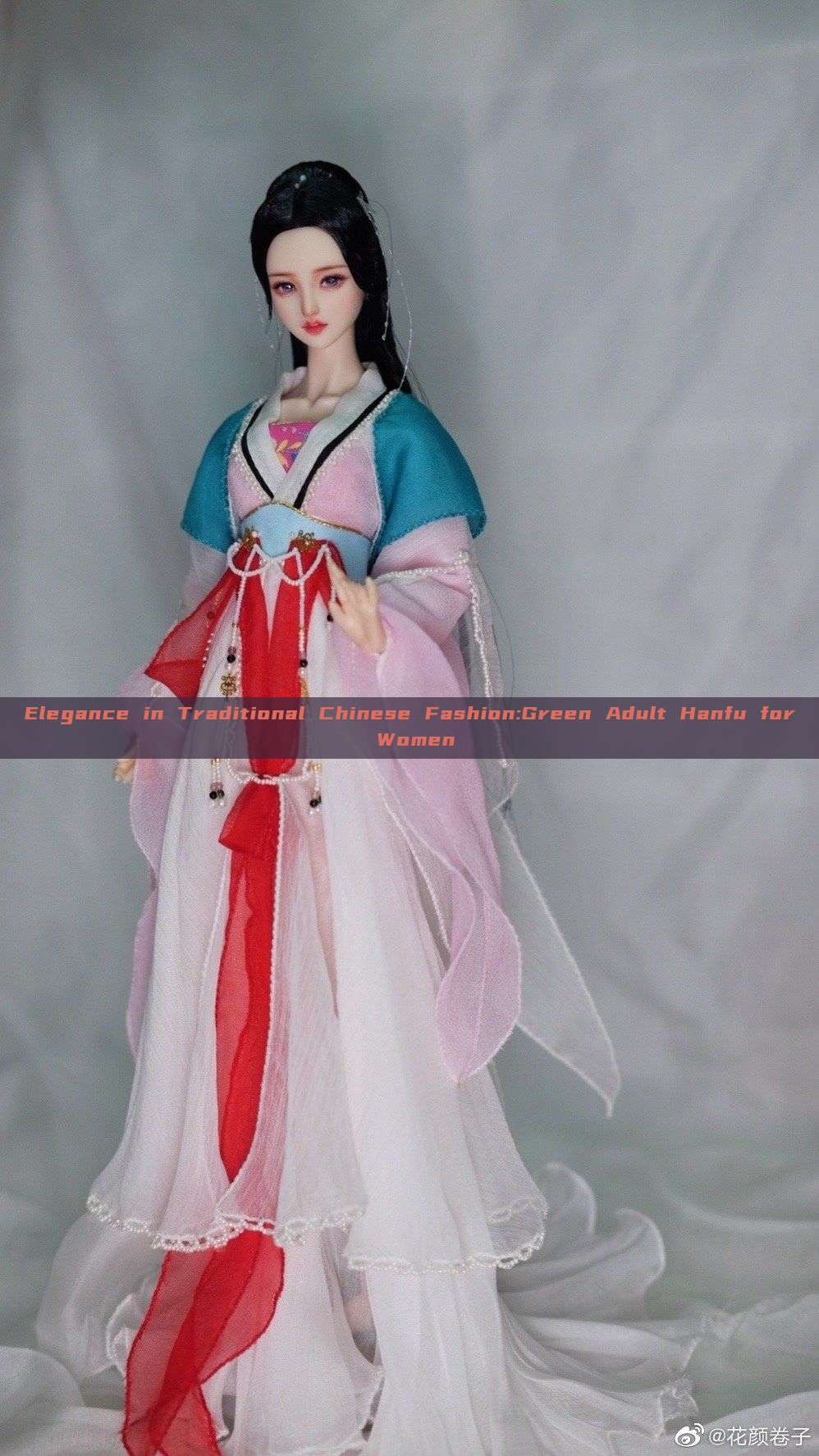 Elegance in Traditional Chinese Fashion:Green Adult Hanfu for Women Elegance in Traditional Chinese Fashion:Green Adult Hanfu for Women