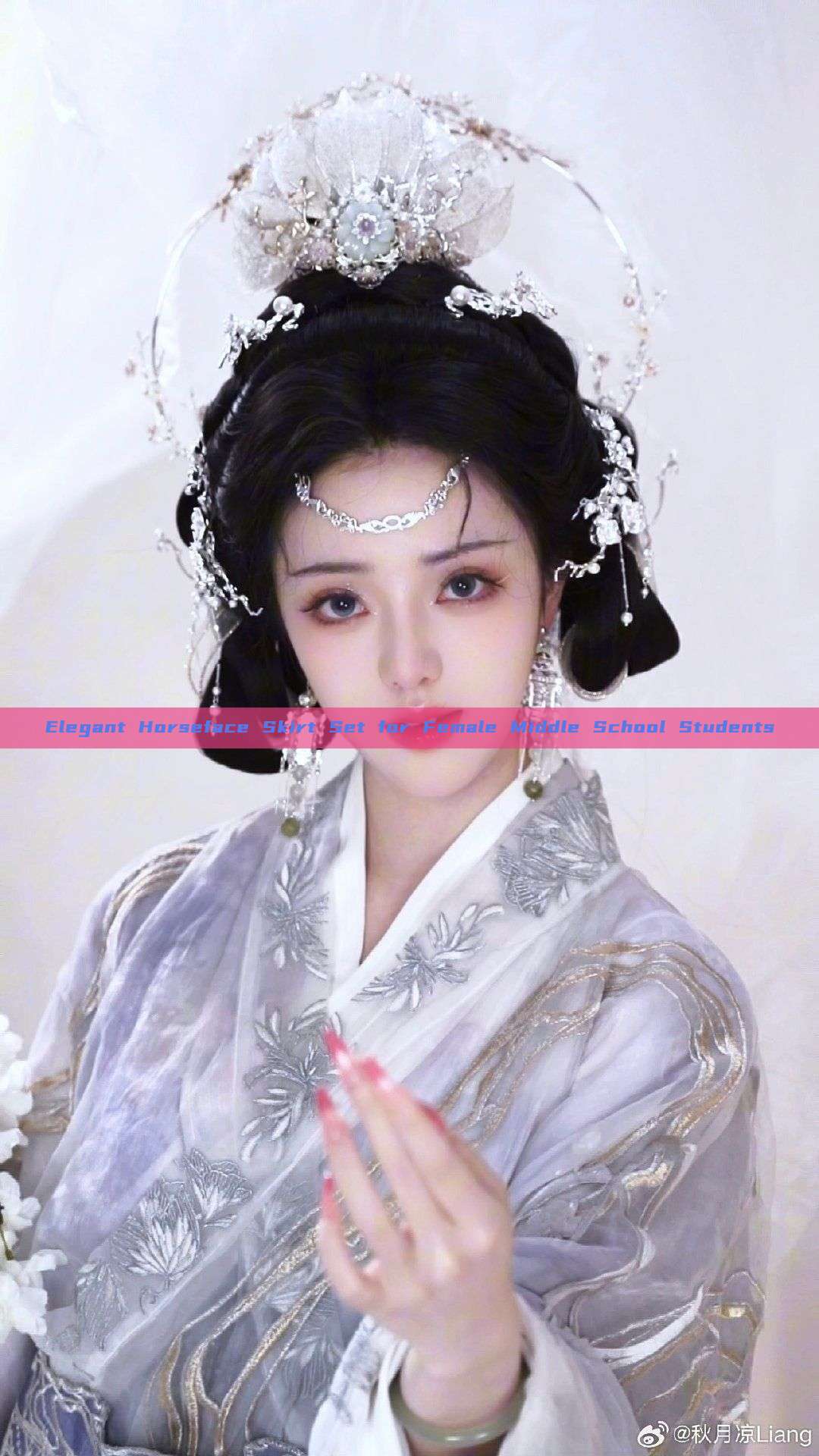 Elegant Horseface Skirt Set for Female Middle School Students
