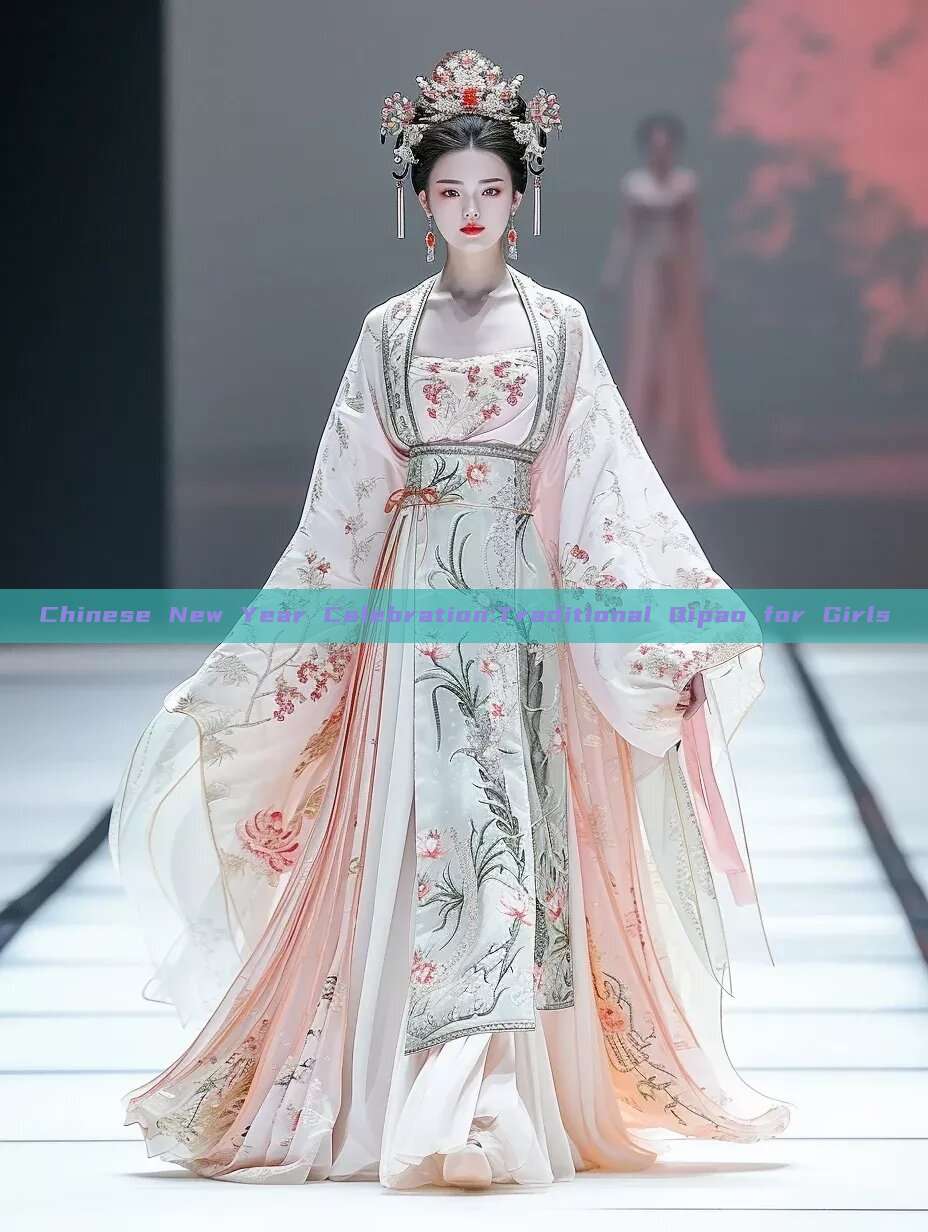 Chinese New Year Celebration:Traditional Qipao for Girls