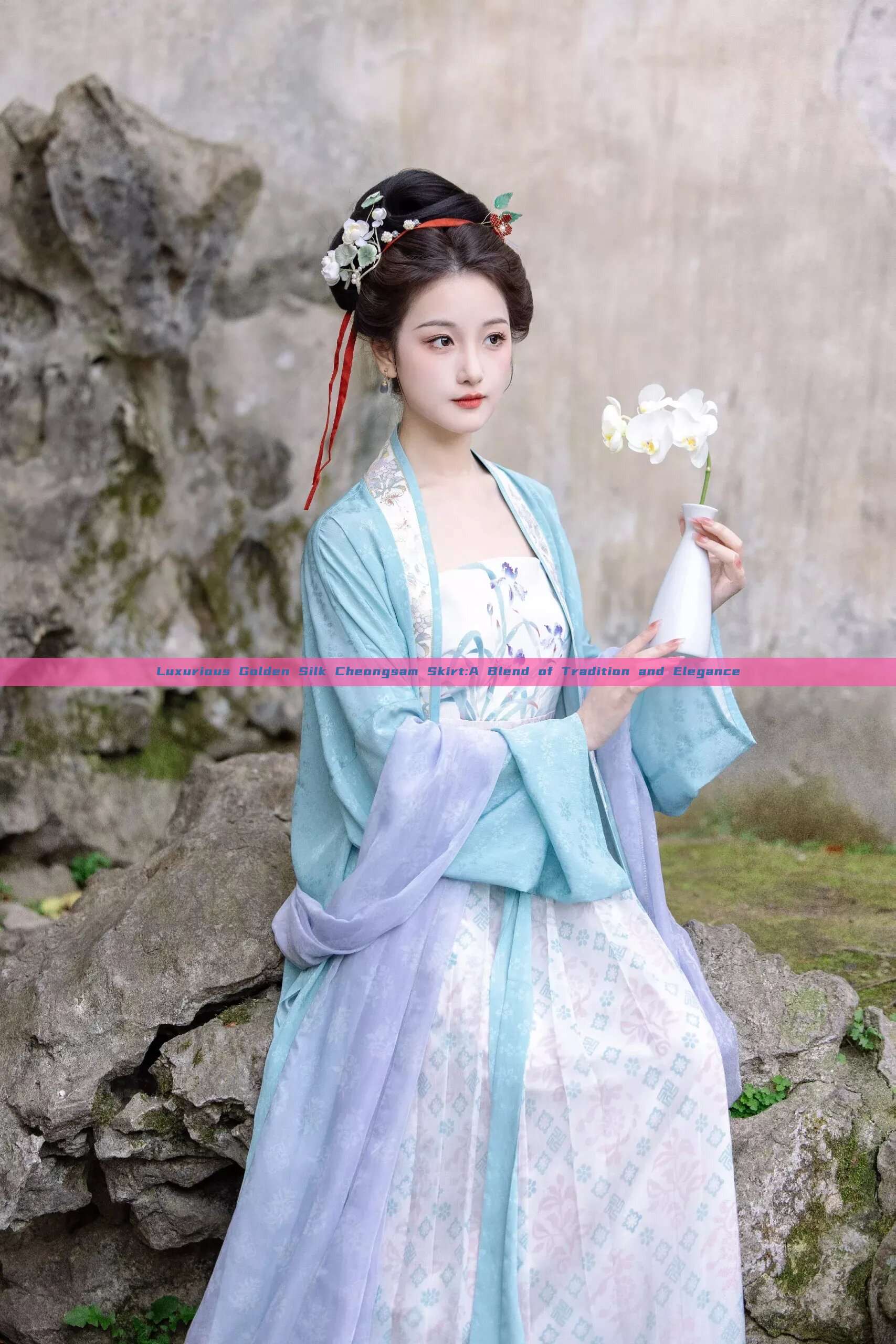 Luxurious Golden Silk Cheongsam Skirt:A Blend of Tradition and Elegance Luxurious Golden Silk Cheongsam Skirt:A Blend of Tradition and Elegance