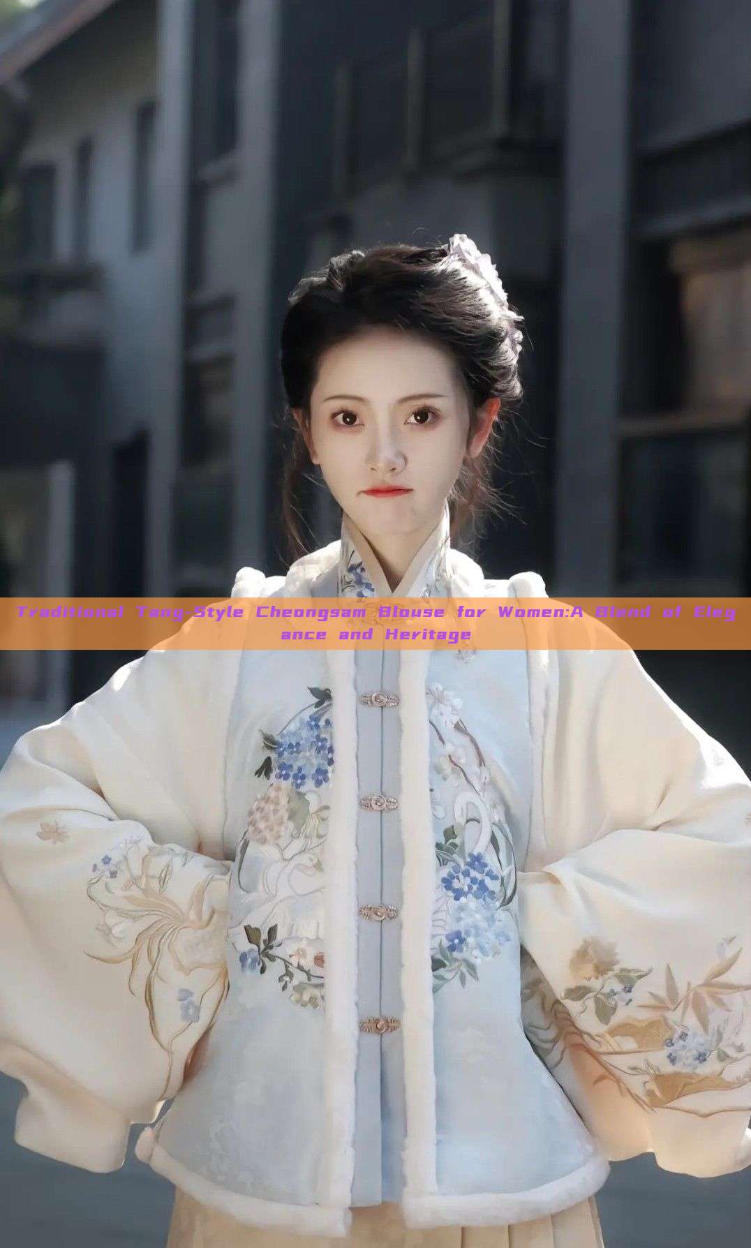 Traditional Tang-Style Cheongsam Blouse for Women:A Blend of Elegance and Heritage Traditional Tang-Style Cheongsam Blouse for Women:A Blend of Elegance and Heritage